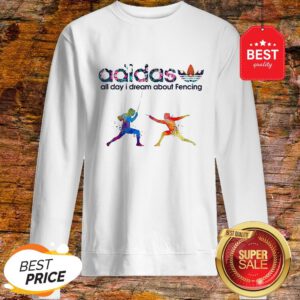 Logo Adidas All Day I Dream About Fencing Sweatshirt