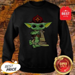 Official Baby Yoda Tattoo Fireman Sweatshirt