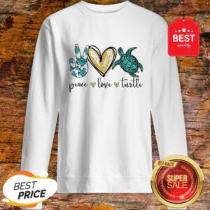 Official Peace Love Turtle Sweatshirt