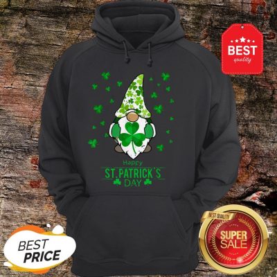 Happy St. Patrick’s Day Gnome Costume Shamrock Hoodie