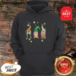 Official St Patrick’s Day Leopard Gnomes St Pattys Day Hoodie