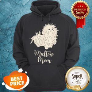 Nice Maltese Mom Cute Dog Terrier Mama Tee Birthday Gift Hoodie
