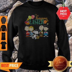 Official Peanuts Characters Happy Easter Sweatshirt