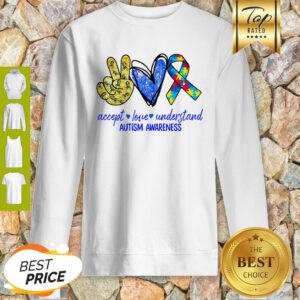 Accept Love Understand Autism Awareness Sweatshirt