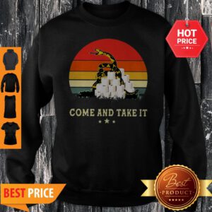 Gadsden Flag Come And Take It Toilet Paper Vintage Sweatshirt