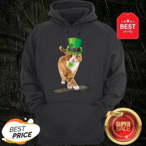 Official Friend Your Partner Your Cat St Patricks Day Hoodie