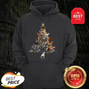 Official Horses Christmas Tree Horse Lover Xmas Gift Hoodie