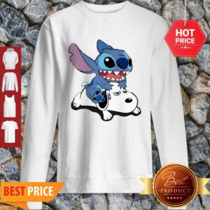 Official A Friend For Life Stitch And Snoopy Sweatshirt
