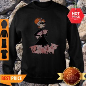 Pig A Cool Lady Crewneck Sorry My Nice Button Is Out Of Order But My Bite Me Button Works Just Fine Sweatshirt