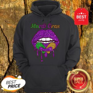 Official Mardi Gras Lip Biting Hoodie