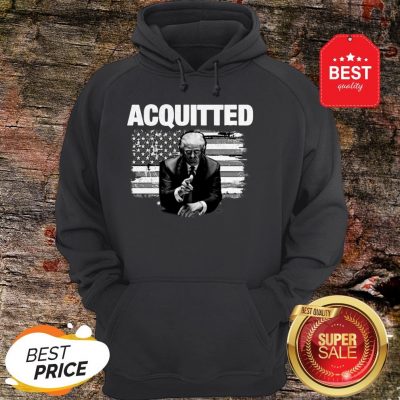 Official Donald Trump Acquitted America Flag Hoodie