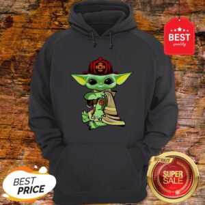 Official Baby Yoda Tattoo Fireman Hoodie