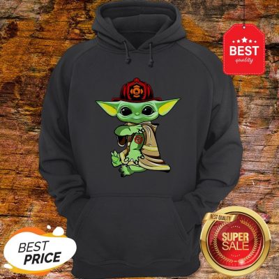 Official Baby Yoda Tattoo Fireman Hoodie