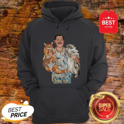 Official Freddie Mercury Hug Cats Hoodie