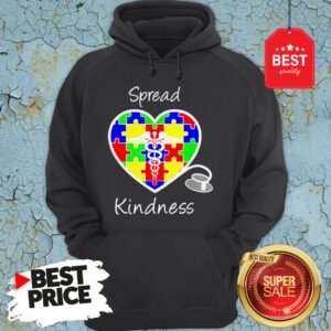 Autism Awareness Spread Kindness Nurse Heart Stethoscope Hoodie