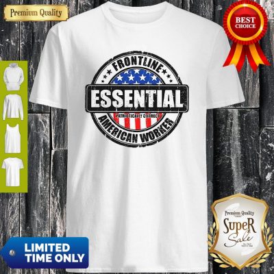 Frontline Essential American Worker American Flag Shirt
