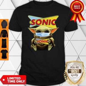 Star Wars Baby Yoda Mask Hug Sonic COVID-19 Shirt