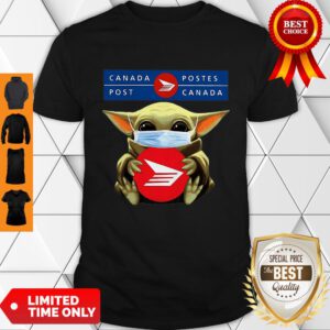 Star Wars Baby Yoda Mask Hug Canada Post COVID-19 Shirt