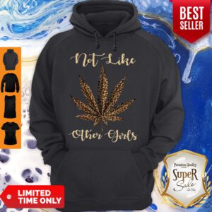 Leopard Cannabis Weed Not Like Other Girl Hoodie