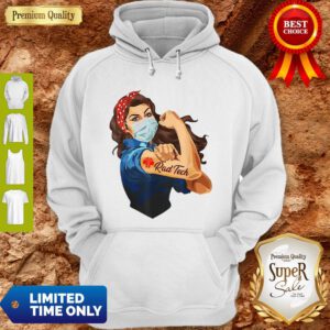 Strong Woman Tattoo Rad Tech Hoodie