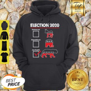 Election 2020 Democrat Republican Joe Exotic Tiger Hoodie