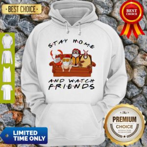 Official Stay Home Watch Friends Hugsy Hoodie