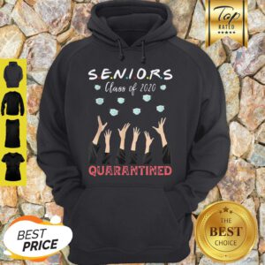 Face Mask Senior Class Of 2020 Graduation Quarantined Hoodie