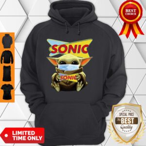 Star Wars Baby Yoda Mask Hug Sonic COVID-19 Hoodie