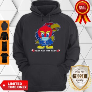 Kansas Jayhawks Wash Your Damn Hands COVID-19 Hoodie