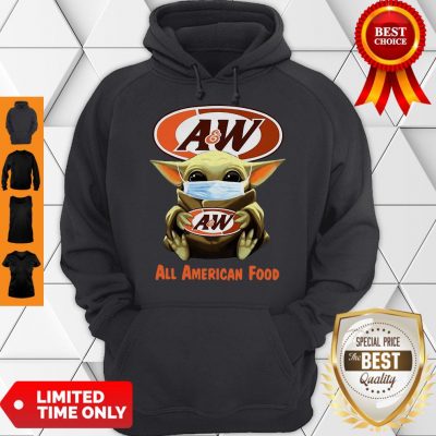 Star Wars Baby Yoda Mask Hug AW All American Food COVID-19 Hoodie