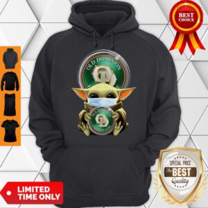 Star Wars Baby Yoda Mask Hug Old Dominion Freight Line COVID-19 Hoodie