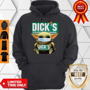 Star Wars Baby Yoda Mask Hug Dick’s Sporting Goods COVID-19 Hoodie