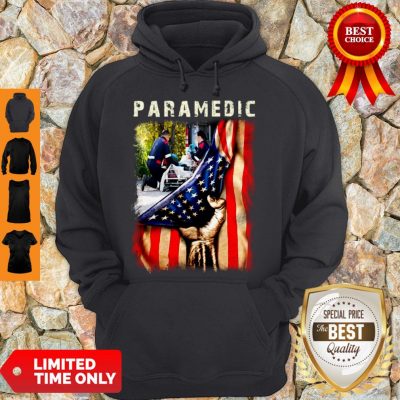 Paramedic American Flag Independence Day Hoodie