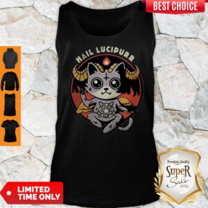 Nice Satan Cat Hail Lucipurr Tank Top