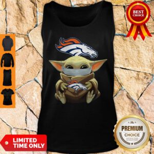 Official Baby Yoda Face Mask Denver Broncos Tee Tank Top