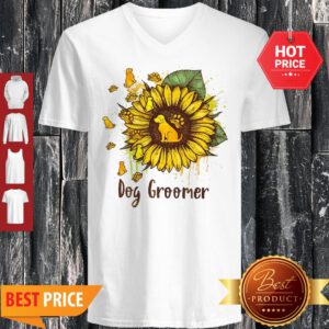 Official Sunflower Dogs Groomer V-Neck