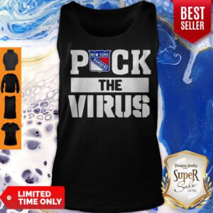 Alternative view of New York Rangers Puck The Virus COVID-19 Shirt