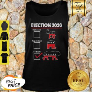 Election 2020 Democrat Republican Joe Exotic Tiger Tank Top