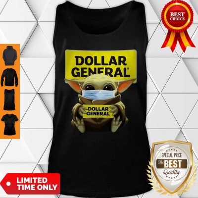 Star Wars Baby Yoda Mask Hug Dollar General COVID-19 Tank Top