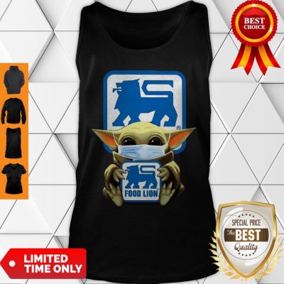 Star Wars Baby Yoda Mask Hug Food Lion COVID-19 Tank Top