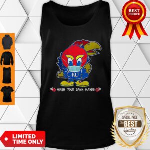Kansas Jayhawks Wash Your Damn Hands COVID-19 Tank Top