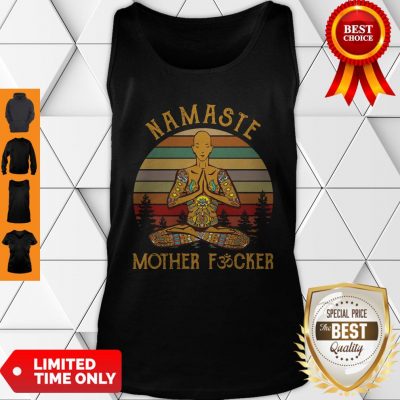 Official Vintage Yoga Namaste Mother Fucker Tank Top