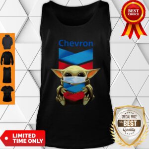 Star Wars Baby Yoda Mask Hug Chevron COVID-19 Tank Top