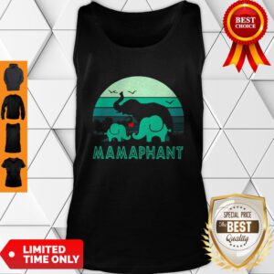 Vintage Elephant Mamaphant Mother’s Day Tank Top