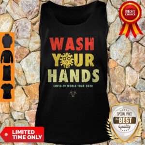 Official Wash Your Hands Covid-19 World Tour 2020 Tank Top