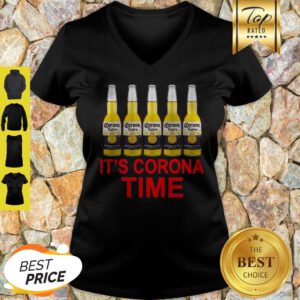 Official It’s Corona Time Corona Extra V-Neck