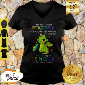 Dragon Unicorn People Should Seriously Stop Expecting From Me V-Neck