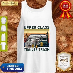 Vintage Raccoons And Opossums Upper Class Trailer Trash Tank Top