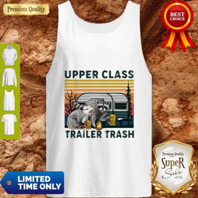 Vintage Raccoons And Opossums Upper Class Trailer Trash Tank Top