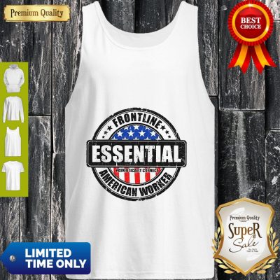 Frontline Essential American Worker American Flag Tank Top